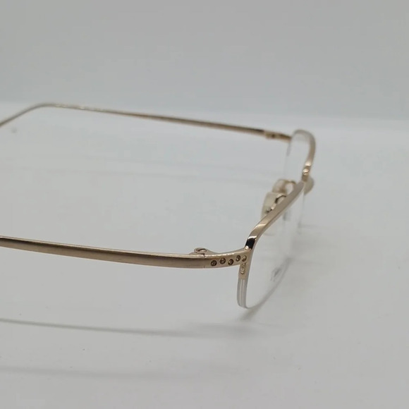 NWT WOMEN'S VERA WANG LUXE EYEGLASS FRAMES VIEW GOLD - Picture 4 of 5